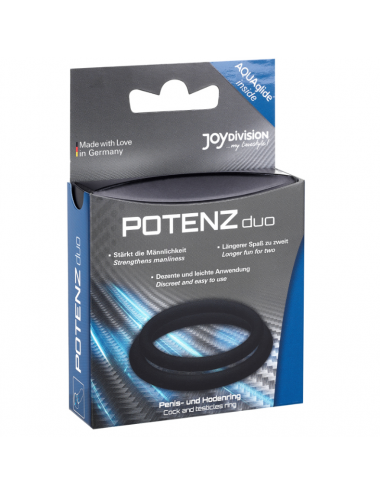 POTENZ DUO RINGE SCHWARZ - M