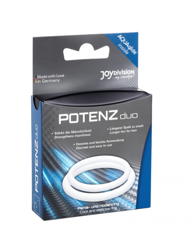 POTENZ DUO RINGE WEISS - M