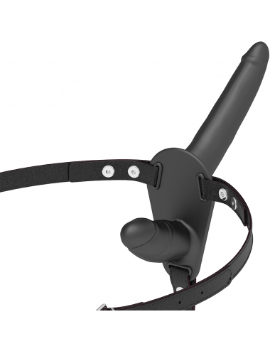 FETISH SUBMISSIVE DOUBLE PENETRIX STRAP-ON SCHWARZ