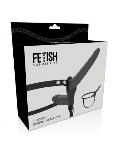 FETISH SUBMISSIVE DOUBLE PENETRIX STRAP-ON SCHWARZ