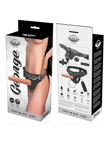 HARNESS ATTRACTION - RNES GEORGE REALISTISCHER VIBRATOR 19 CM -O- 4 CM