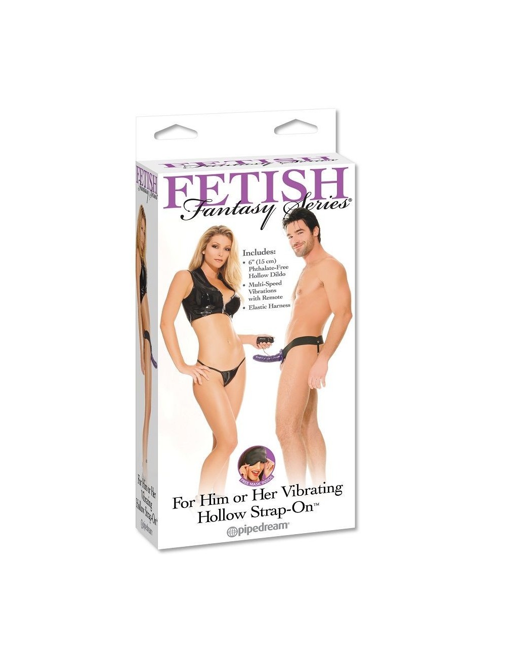 FETISH FANTASY VIBRATING HOLLOW STRAP-ON FÜR SIE ODER IHN LILA. FETISH FANTASY VIBRATING HOLLOW STRAP-ON FÜR SIE ODER IHN LILA.