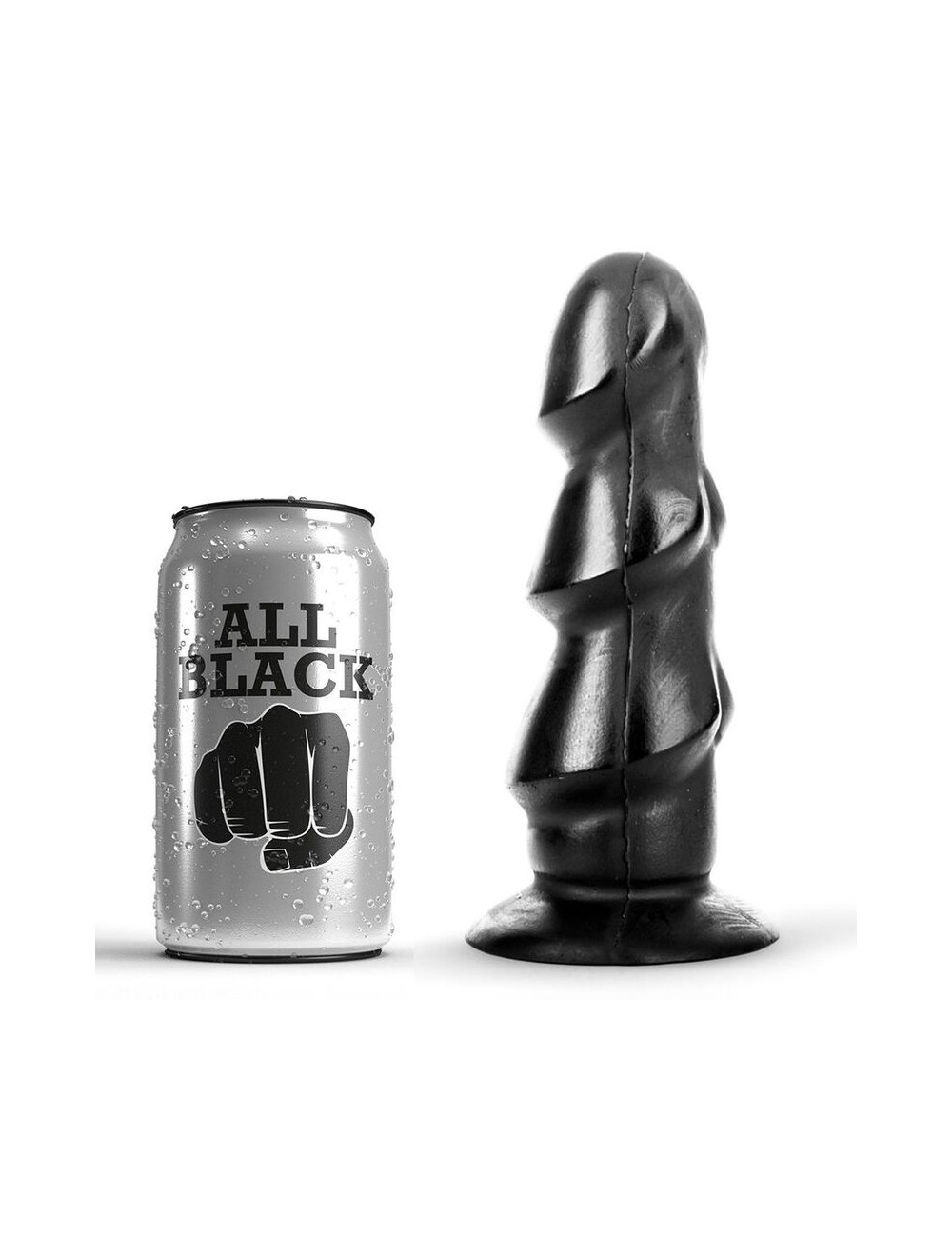 GANZ SCHWARZER DILDO 17CM