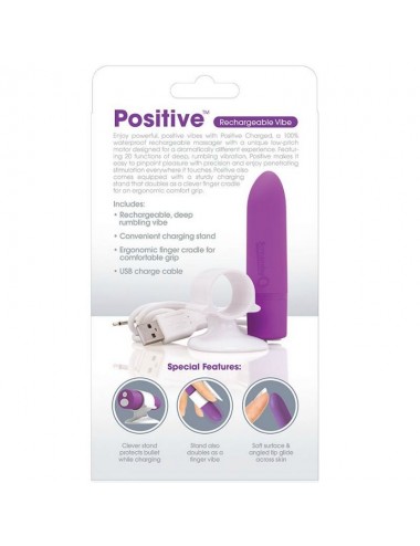 SCHREIEN O AUFLADBARER MASSAGER - POSITIV.- LILA