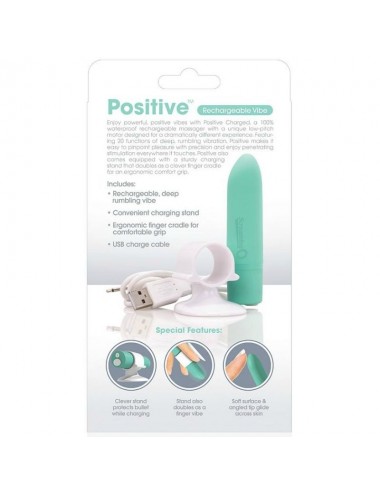 SCHREIEN O AUFLADBARER MASSAGER - POSITIV - GRÜN