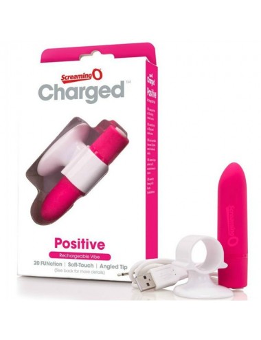 SCHREIEN O AUFLADBARER MASSAGER - POSITIV - ROSA