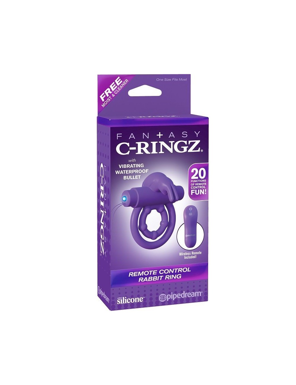 FANTASY C-RINGZ FERNBEDIENUNG KANINCHENRING LILA FANTASY C-RINGZ FERNBEDIENUNG KANINCHENRING LILA