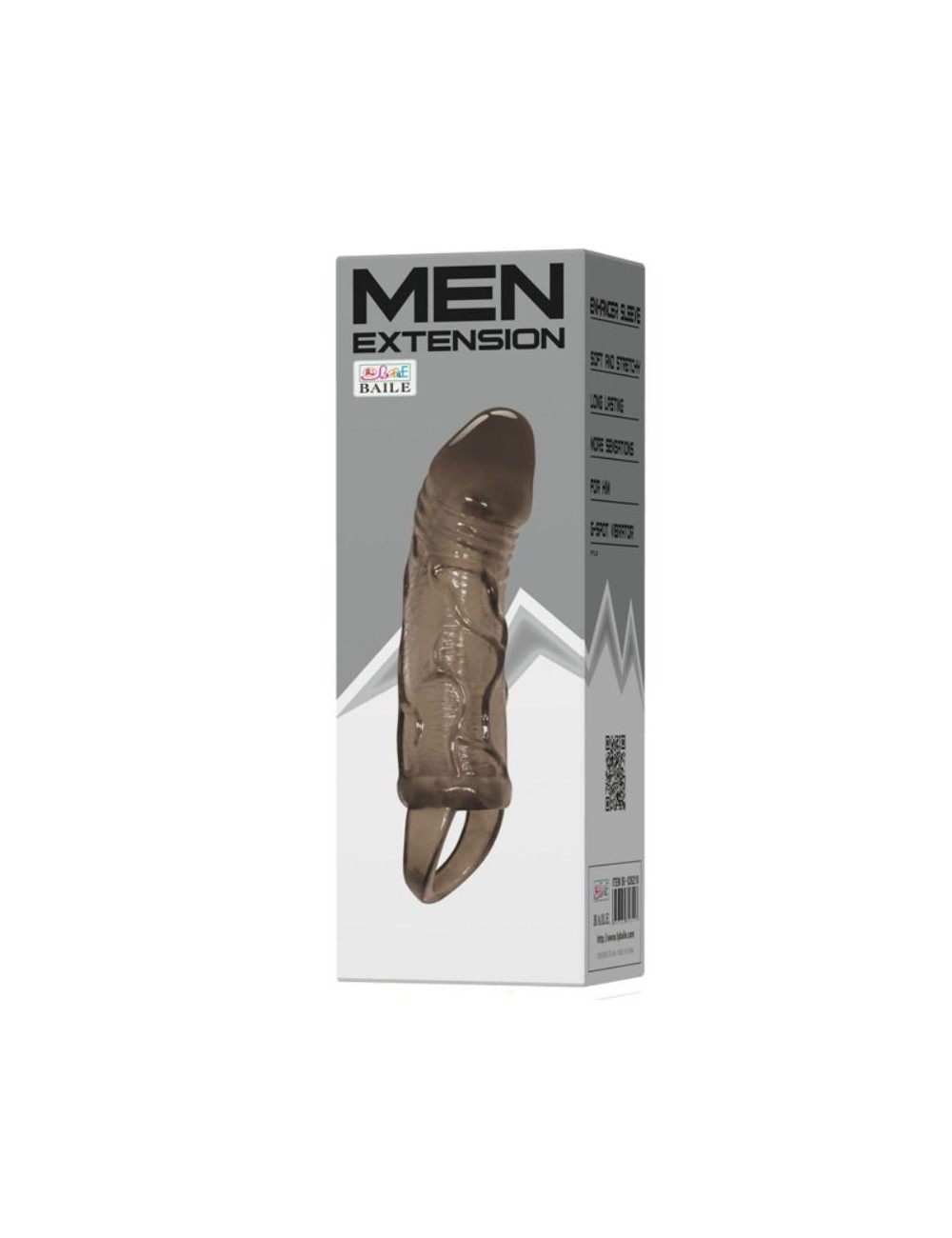 BAILE FUNDA EXTENSORA PENE CON STRAP PARA TESTICULOS NEGRO 13.5 CM BAILE FUNDA EXTENSORA PENE CON STRAP PARA TESTICULOS NEGRO 13.5 CM