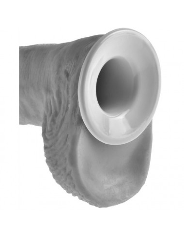 KING COCK - 30,5 CM HOLLOW STRAP-ON SUSPENDER SYSTEM - FLEISCH