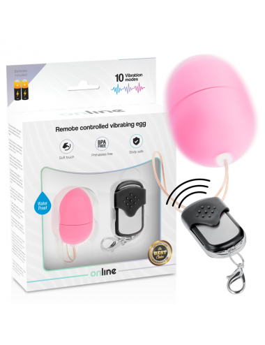 ONLINE FERNBEDIENUNG VIBRIERENDES EGG S - PINK