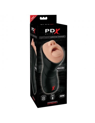 PDX ELITE - DEEP THROAT VIBRIERENDER STROKER