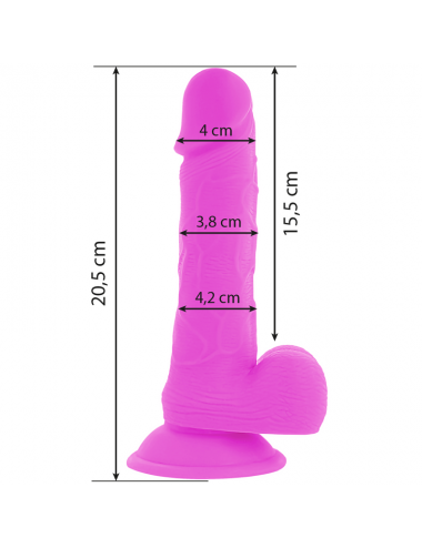 DIVERSIA FLEXIBLER VIBRIERENDER DILDO 20