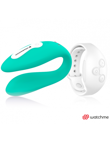 WEARWATCH DUAL PLEASURE WIRELESS TECHNOLOGY WATCHME AQUAMARINE / SNOWY