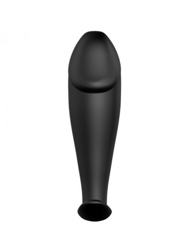 PRETTY LOVE PLUG ANAL SILICONA FORMA PENE Y 12 MODOS VIBRACION - NEGRO