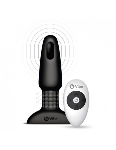 B-VIBE RIMMING CONTROL REMOTO ANAL PLUG 2 NEGRO