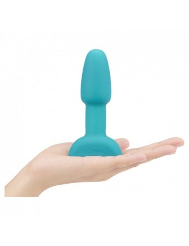 B-VIBE - RIMMING ANALPLUG MIT FERNBEDIENUNG, PETITE TEAL