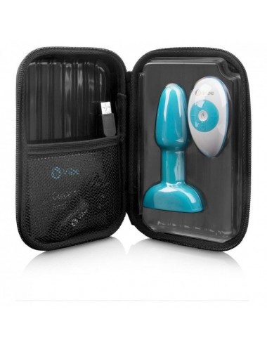 B-VIBE - RIMMING ANALPLUG MIT FERNBEDIENUNG, PETITE TEAL
