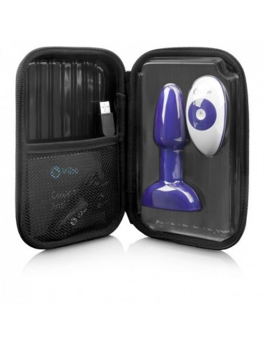 B-VIBE - RIMMING ANALPLUG MIT FERNBEDIENUNG PETITE FLIEDER