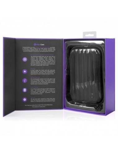 B-VIBE - RIMMING ANALPLUG MIT FERNBEDIENUNG PETITE FLIEDER