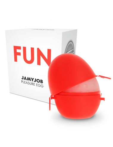 JAMYJOB EGG MASTURBATOR WHITE EDITION DISCRETT