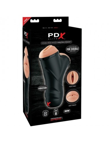 PDX ELITE DOPPELPENETRATION VIBRIERENDER STROKER