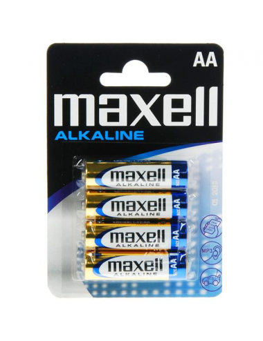 MAXELL BATTERIE AA LR6 BLISTER * 4 EU