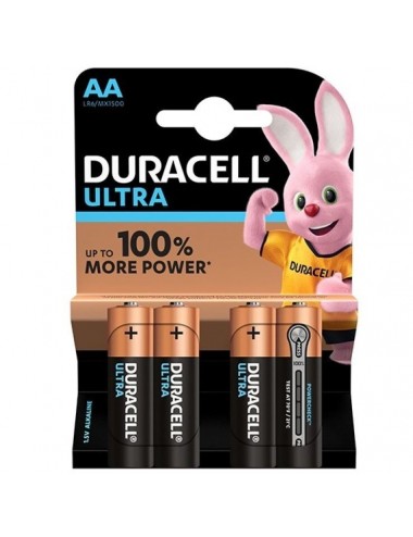 DURACELL ULTRA POWER ALKALINE BATTERIE AA LR6 BLISTER * 4