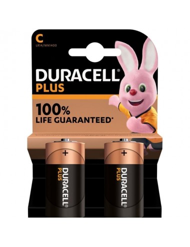 DURACELL ULTRA POWER ALKALINE BATTERIE C LR14 BLISTER * 2