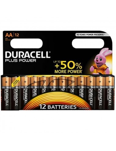 DURACELL PLUS POWER ALKALINE BATTERIE AA LR6 BLISTER * 12