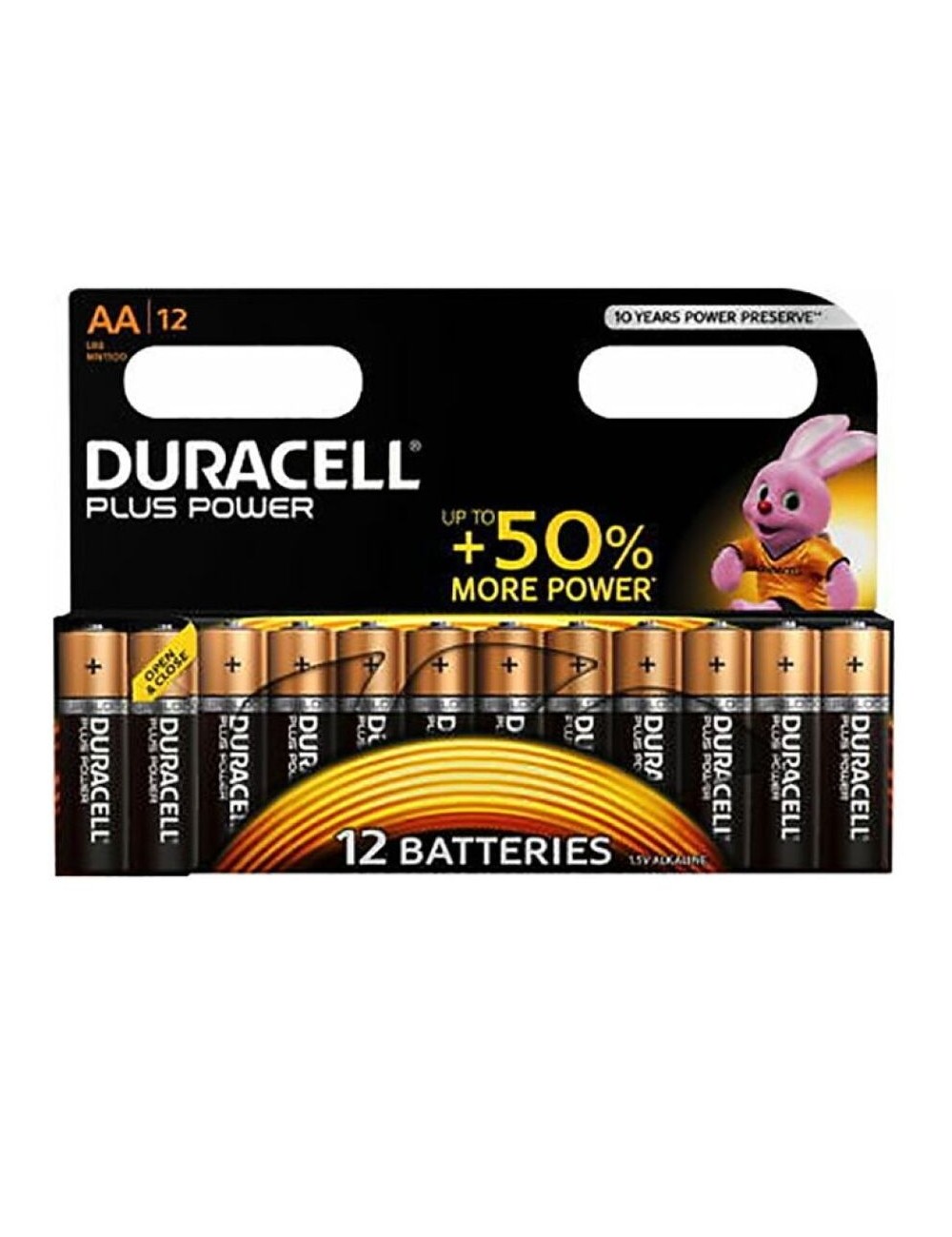DURACELL PLUS POWER ALKALINE BATTERIE AA LR6 BLISTER * 12 DURACELL PLUS POWER ALKALINE BATTERIE AA LR6 BLISTER * 12