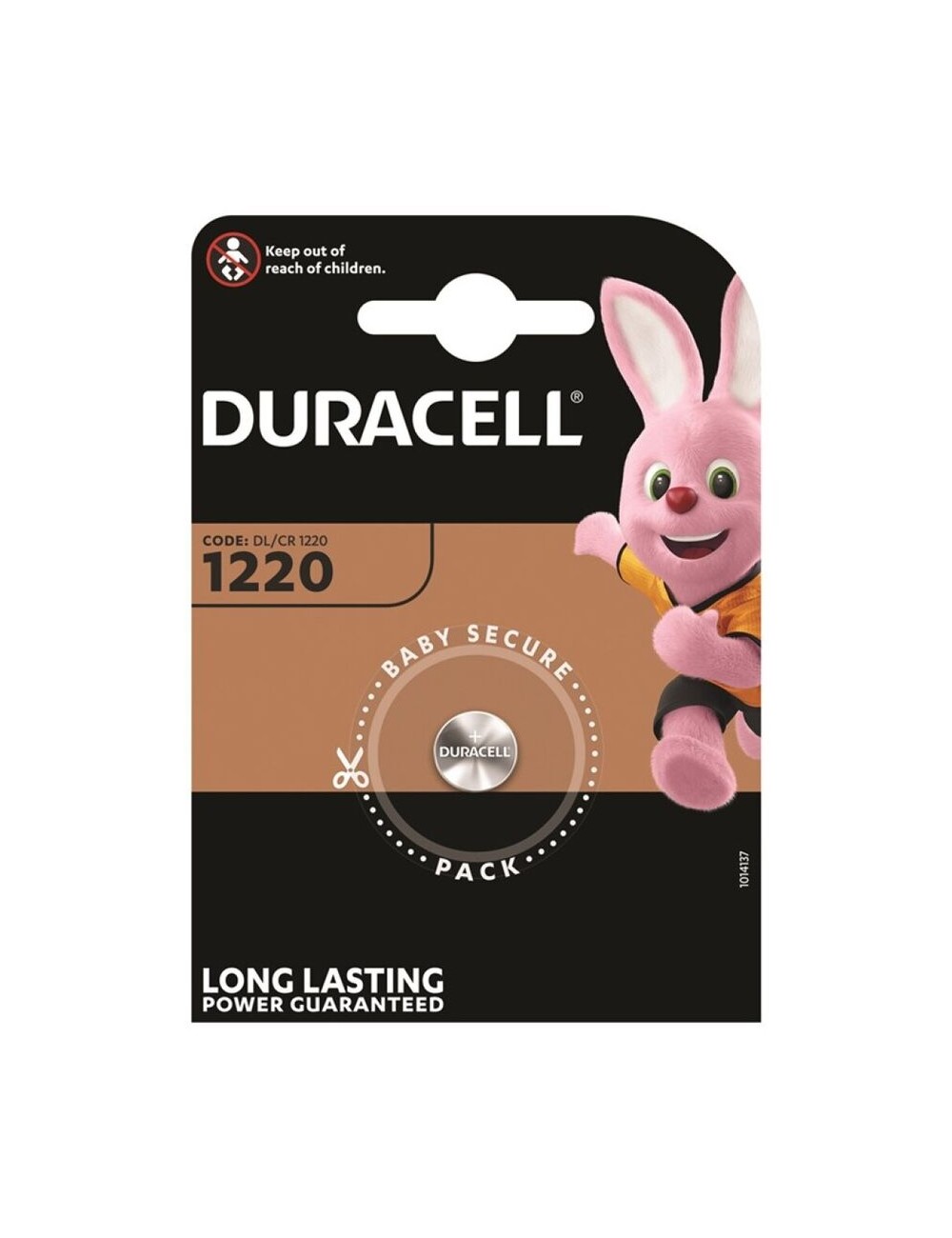 DURACELL LITHIUM BUTTON BATTERY CR1220 3V BLISTER * 1 DURACELL LITHIUM BUTTON BATTERY CR1220 3V BLISTER * 1