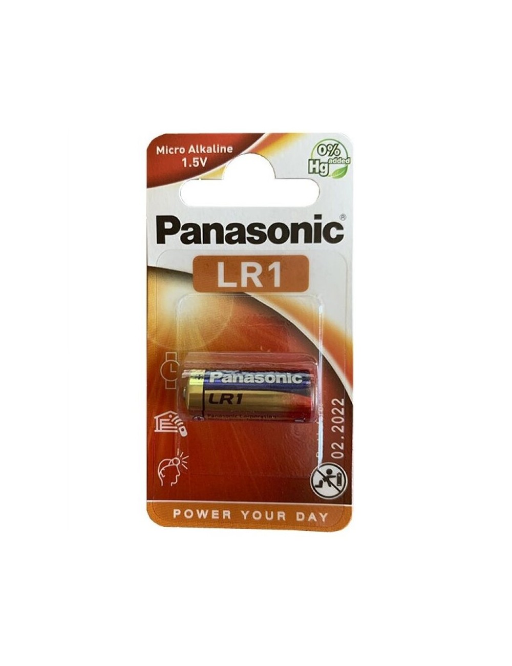 PANASONIC ALKALINE BATTERY LR1 1.5V BLISTER 1 EINHEIT PANASONIC ALKALINE BATTERY LR1 1.5V BLISTER 1 EINHEIT