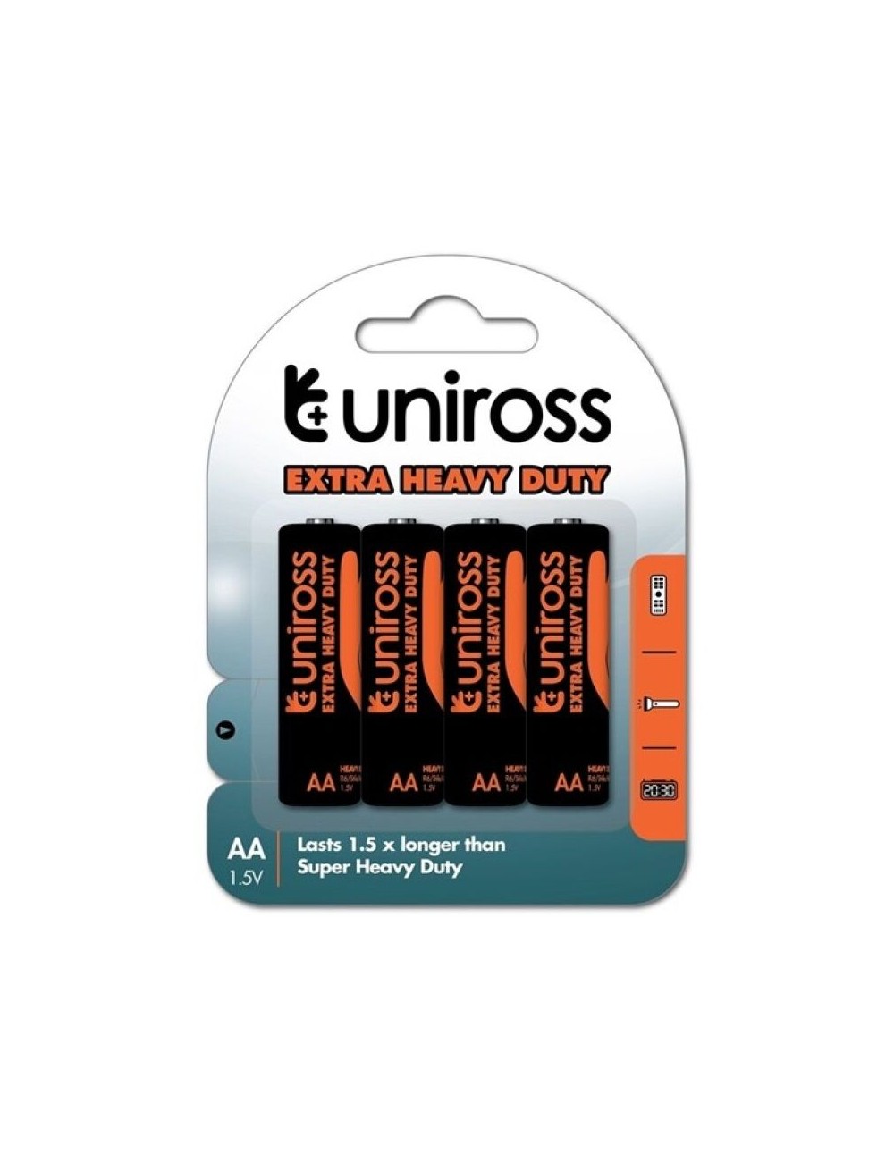 UNIROSS BATTERIE SALINA AA R6 PACK 4 UNIROSS BATTERIE SALINA AA R6 PACK 4