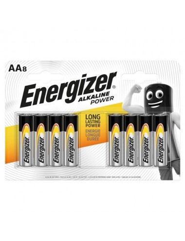 ENERGIZER POWER ALKALIBATTERIE AA LR6 8 EINHEIT