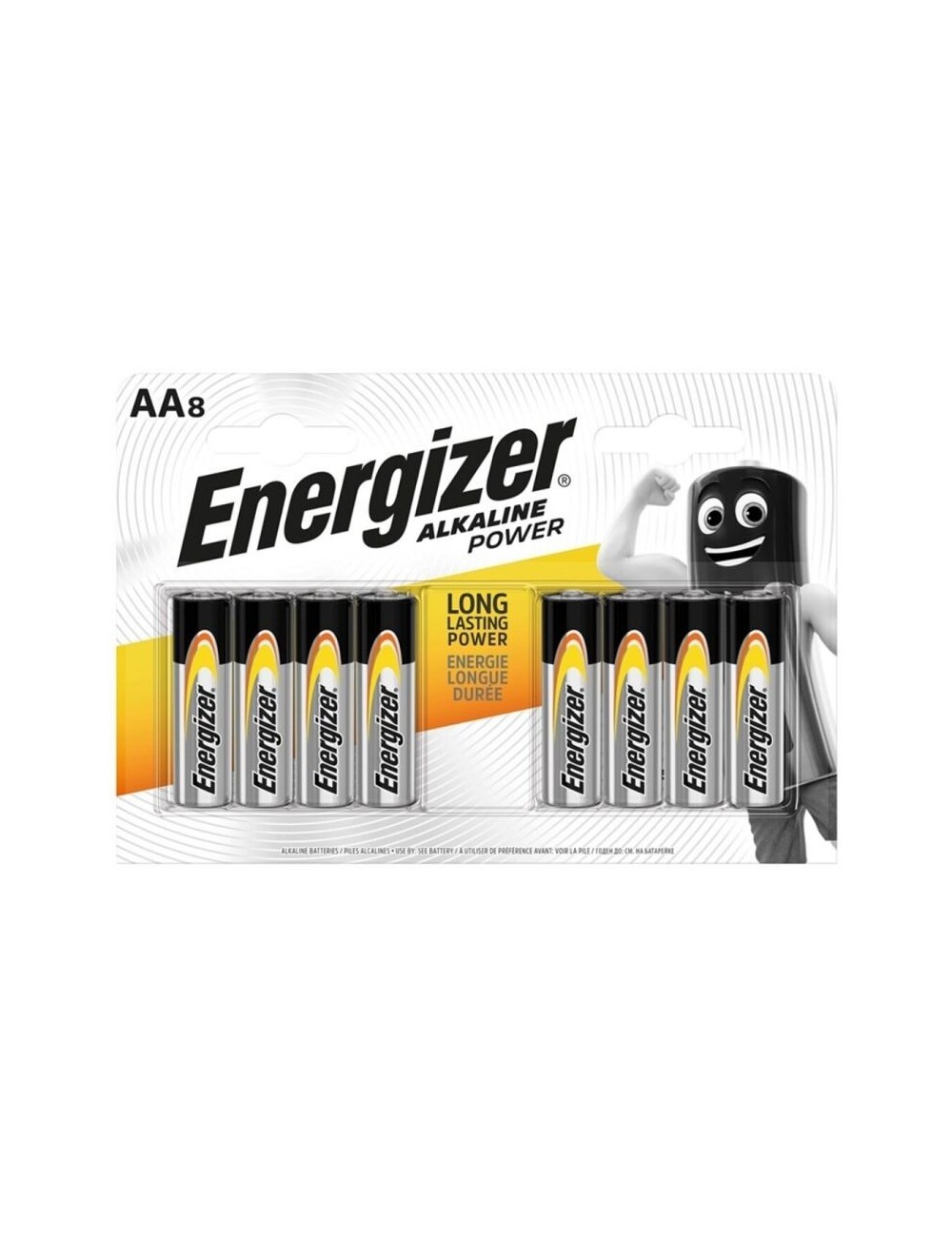 ENERGIZER POWER ALKALIBATTERIE AA LR6 8 EINHEIT ENERGIZER POWER ALKALIBATTERIE AA LR6 8 EINHEIT