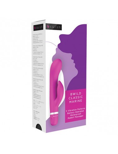 B SWISH - BWILD CLASSIC MARINE RABBIT VIBRATOR CERISE