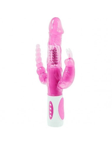 BAILE PRETTY BUNNY TRIPLE VIBRADOR ROTADOR