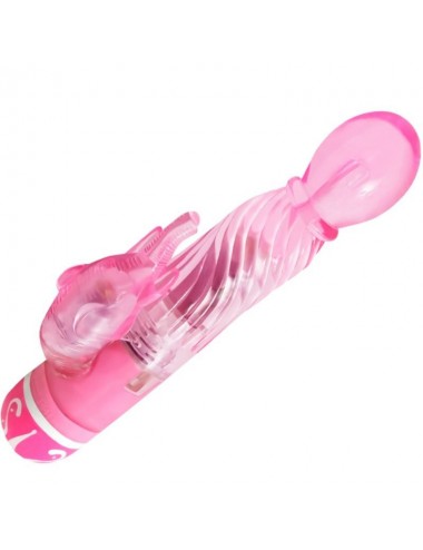 BAILE VIBRADOR MULTIVELOCIDAD CON ESTIMULADOR ROSA