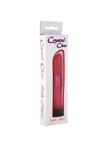 SEVENCREATIONS CRYSTAL CLEAR VIBRATOR LADY PINK