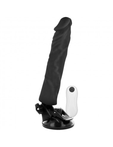 BASECOCK REALISTIC VIBRATOR FERNBEDIENUNG SCHWARZ 21 CM