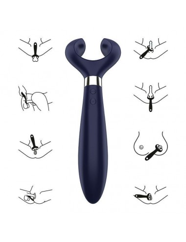 SATISFYER - ENDLESS FUN MULTI VIBRATOR 3 BLAU