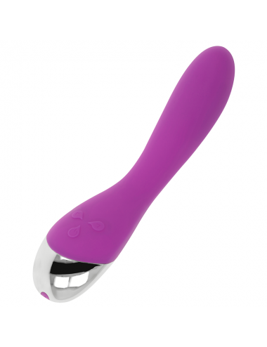 OHMAMA VIBRADOR 6 MODOS Y 6 VELOCIDADES LILA 20.5 CM