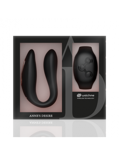 ANNE'S DESIRE - DUAL PLEASURE TECNOLOG A WATCHME BLACK