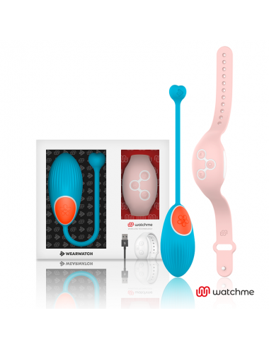 WEARWATCH EGG WIRELESS TECHNOLOGY WATCHME BLAU / ROSA