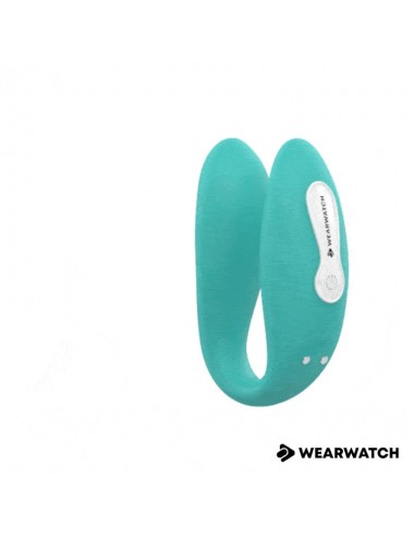 WEARWATCH DUAL PLEASURE DRAHTLOSE TECHNOLOGIE WATCHME LIGHT AQUAMARINE / CORAL