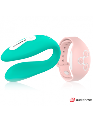 WEARWATCH DUAL PLEASURE DRAHTLOSE TECHNOLOGIE WATCHME LIGHT AQUAMARINE / CORAL