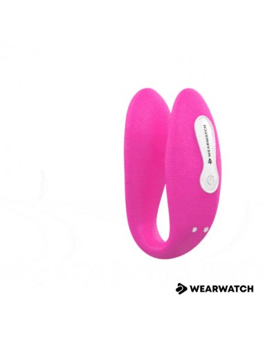 WEARWATCH DUAL PLEASURE DRAHTLOSE TECHNOLOGIE WATCHME FUCHSIA / AQUAMARINE