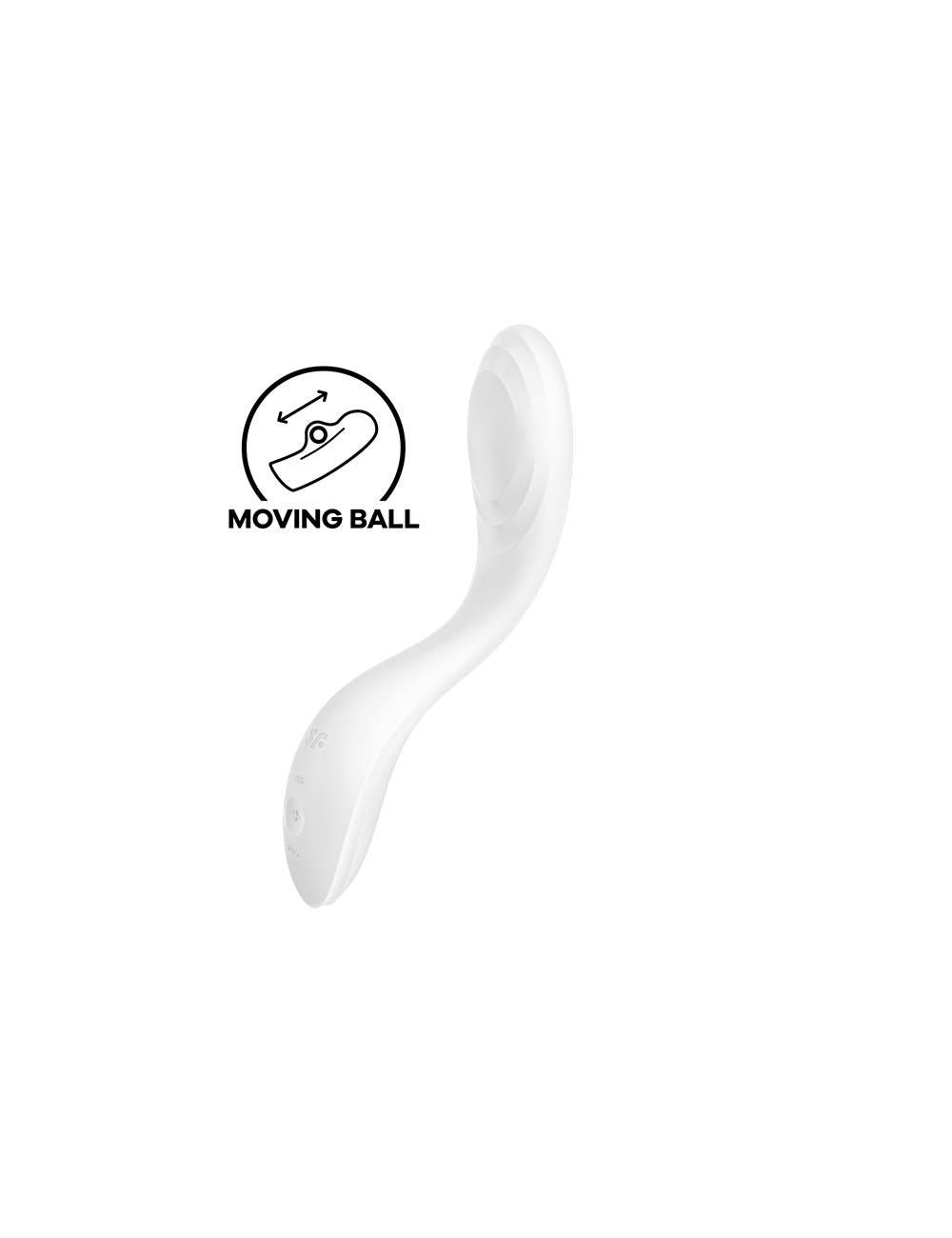 SATISFYER RRROLLING PLEASURE G-PUNKT VIBRATOR - WEISS