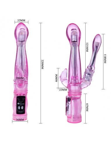 BAILE - FLEXIBLER VIBRATOR MIT ANALSTIMULATOR