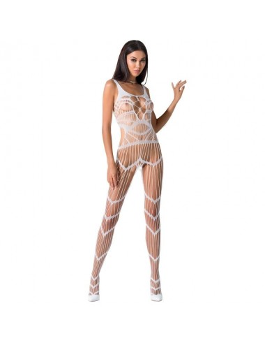 PASSION WOMAN BS058 BODYSTOCKING WHITE ONE GRÖSSE